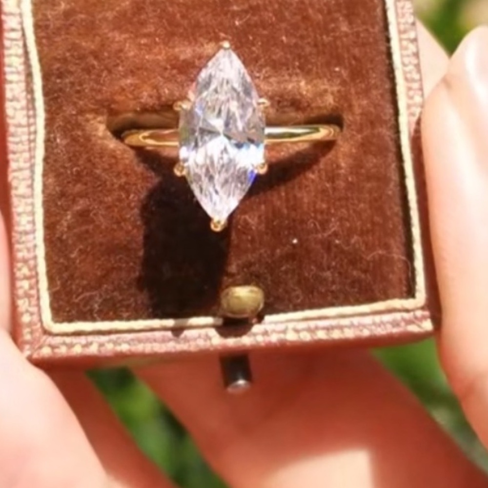 2ct Marquis Cut Ring